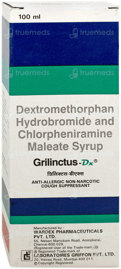 Grilinctus Dx Syrup 100Ml Grilinctus Dx Syrup 100Ml